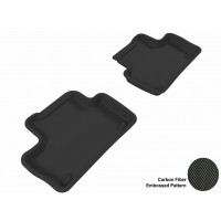 2009 - 2013 Volvo XC60 Custom-fit Black 3D Digital Molded Mats (2nd row only)