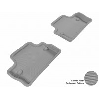 2010 - 2013 Volvo S60 Custom-fit Gray 3D Digital Molded Mats (2nd row only)