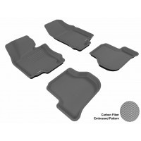 2005 - 2010 Volkswagen Jetta Custom-fit Gray 3D Digital Molded Mats (1st row and 2nd row only)