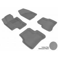 2006 - 2010 Volkswagen Passat Custom-fit Gray 3D Digital Molded Mats (1st row and 2nd row only)