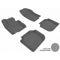 2012 - 2013 Volkswagen Passat Custom-fit Gray 3D Digital Molded Mats (1st row and 2nd row only)