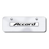 Honda Accord Logo Front License Plate