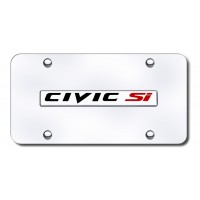 Honda Civic SI Logo Front License Plate