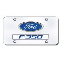 Ford F-350 Logo Front License Plate