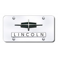 Lincoln Logo Front License Plate