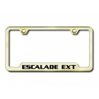 Cadillac Escalade EXT Gold Frame.
