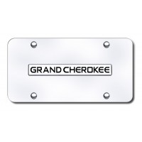 Jeep Grand Cherokee Logo Front License Plate