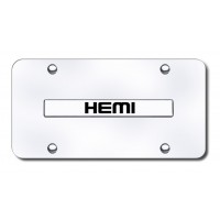 Dodge HEMI Logo Front License Plate