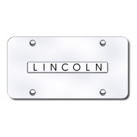 Lincoln Logo Front License Plate