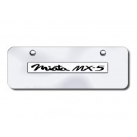 Mazda Miata MX6 Chrome Mini-Plate.
