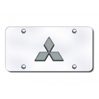 Mitsubishi Logo Chrome Plate.