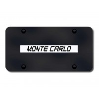 Cheverolet Monte Carlo Logo Front License Plate