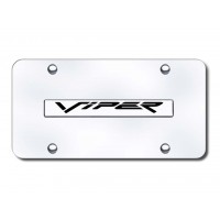 Dodge Viper Logo Front License Plate
