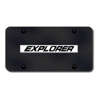 Ford Explorer Logo Front License Plate