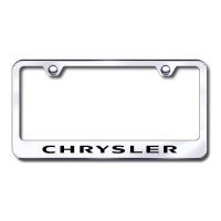 Auto Gold LFCHREC Engraved Chrome License Plate Frame, Chrysler