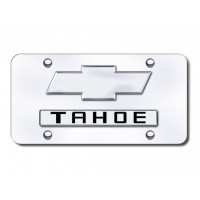 Chevrolet Tahoe Dual Logo Chrome Plate.