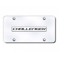 Dodge Challenger Logo Front License Plate