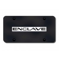 Cadillac Enclave Black Plate.