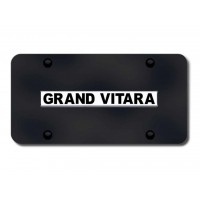 Suzuki Grand Vitara Black Plate.