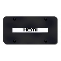 Dodge HEMI Logo Front License Plate