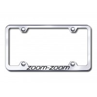 Mazda Zoom-Zoom Chrome Frame .