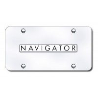 Lincoln Navigator Logo Front License Plate