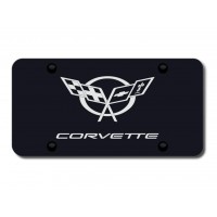 Chevrolet Corvette 5 Black Plate.