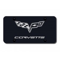 Chevrolet Corvette C6 Black Plate.