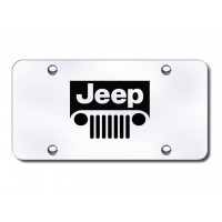 Jeep Jeep Grill Stainless Steel Plate.