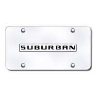 Cheverolet Suburban Logo Front License Plate