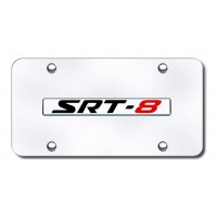 Dodge SRT8 Logo Front License Plate