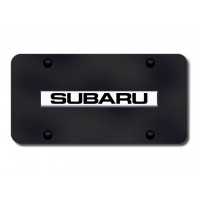 Subaru Subaru Black Plate.