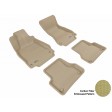 2012 - 2013 Audi A7 Custom-fit Tan 3D Digital Molded Mats (1st row and 2nd row only)
