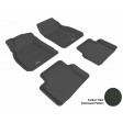2011 - 2013 Buick Regal Custom-fit Black 3D Digital Molded Mats (1st row and 2nd row only)