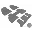 2008 - 2013 Buick Enclave Bucket Seating Custom-fit Gray 3D Digital Molded Mats (1st row, 2nd row and 3rd row)