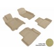2007 - 2013 Infiniti G35/37 Sdn Custom-fit Tan 3D Digital Molded Mats (1st row and 2nd row only)