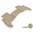 2006 - 2010 Jeep Commander Custom-fit Tan 3D Digital Molded Mats (2nd row only)