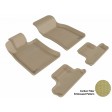 2007 - 2013 Mini Cooper-S Convertible Custom-fit Tan 3D Digital Molded Mats (1st row and 2nd row only)
