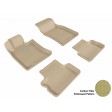 2008 - 2013 Mini Clubman Custom-fit Tan 3D Digital Molded Mats (1st row and 2nd row only)