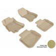 2010 - 2013 Subaru Legacy Custom-fit Tan 3D Digital Molded Mats (1st row and 2nd row only)