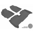 2008 - 2012 Scion xD Custom-fit Gray 3D Digital Molded Mats (1st row and 2nd row only)