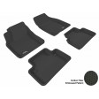 2003 - 2011 Volvo S40 Custom-fit Black 3D Digital Molded Mats (1st row and 2nd row only)