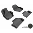 2010 - 2013 Volvo S60 Custom-fit Black 3D Digital Molded Mats (1st row and 2nd row only)
